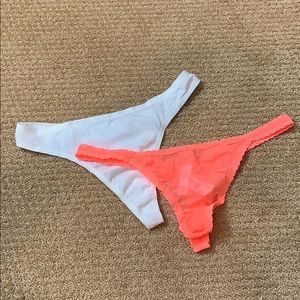 NWT Victoria Secret & Gap panties size Large